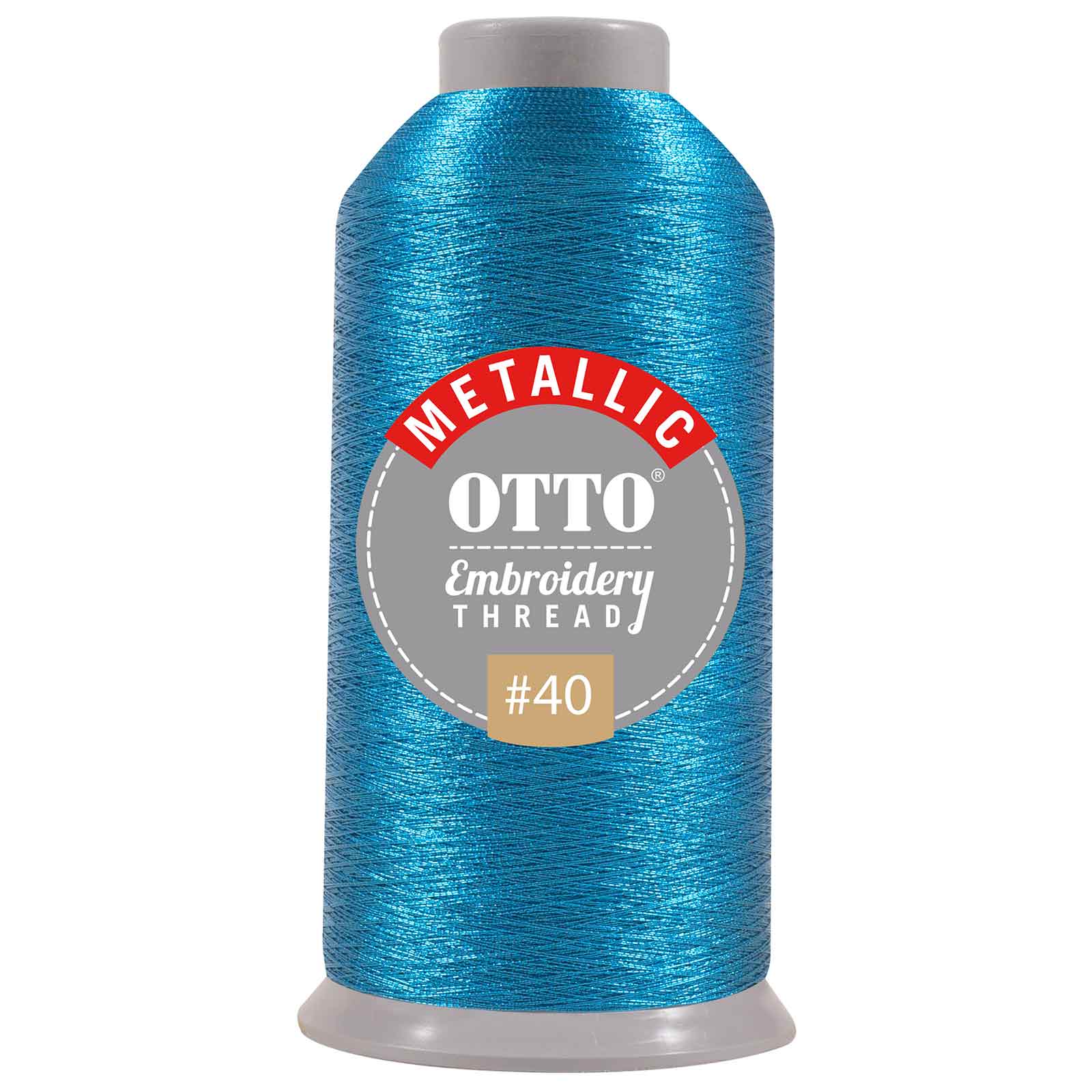 OTTO Embroidery Metallic Thread #40 3,300 yd. Cone 11
