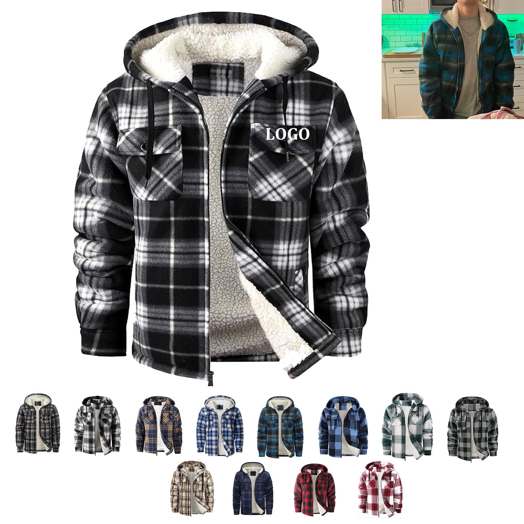 Flannel Shirt Jacket 3