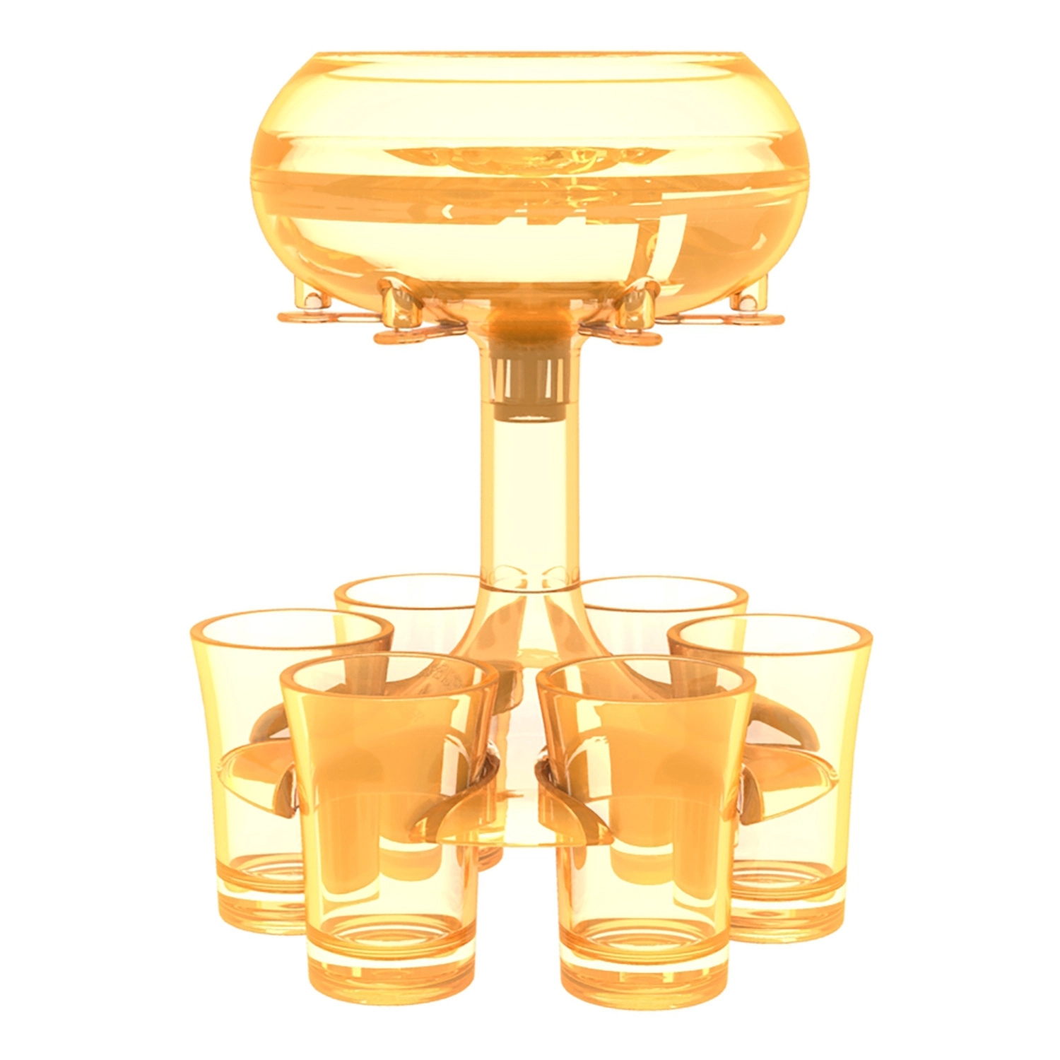 6 Shots Glass Dispenser And Holders 5