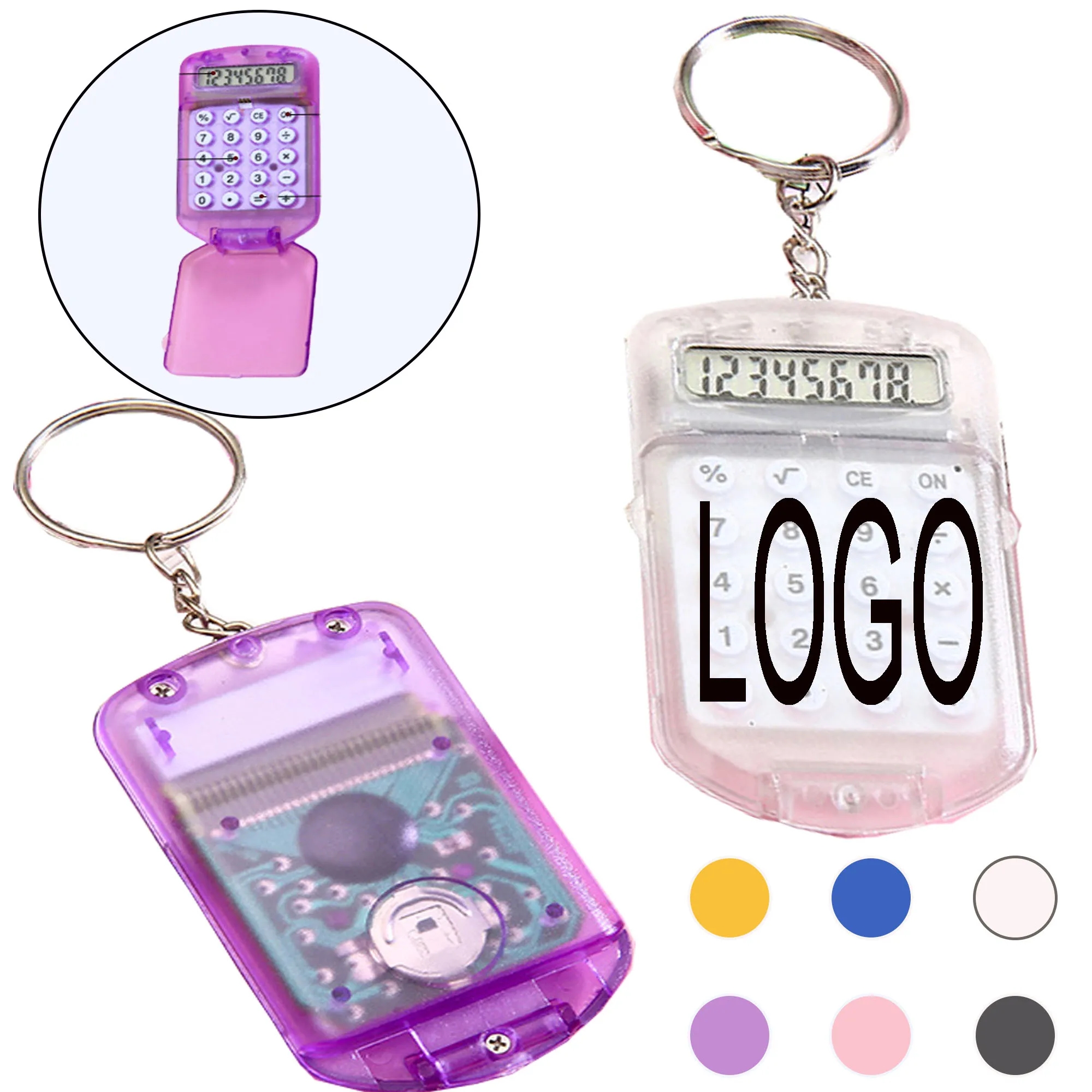Mini Calculator Keychain Counter