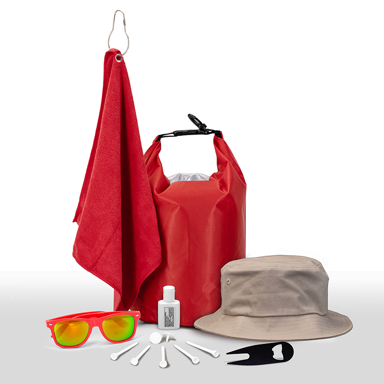 "FAIRWAY 14" 14 Piece Golf Kit in Deluxe Dry Bag 2