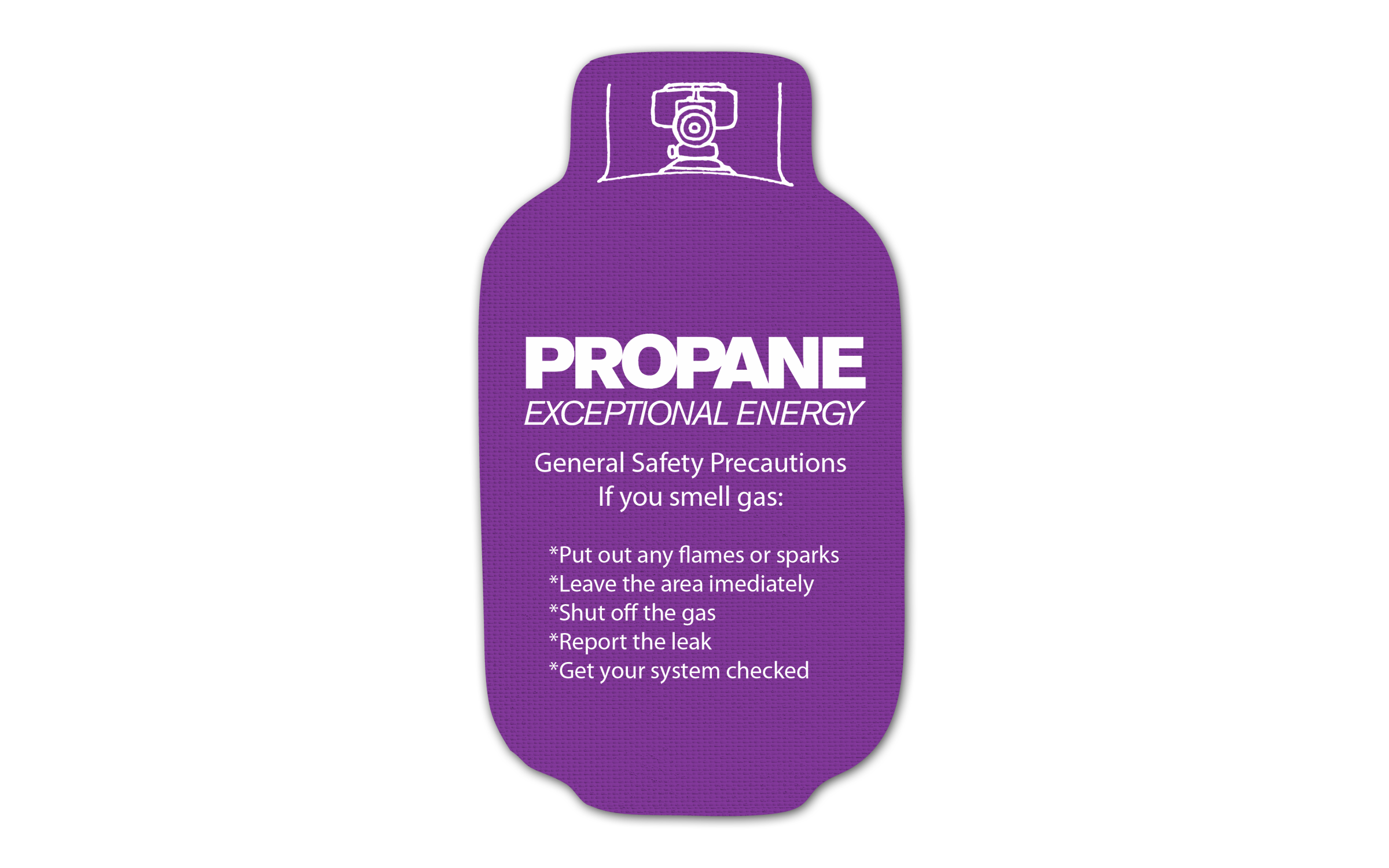 Propane Tank Vinyl Jar Opener 22