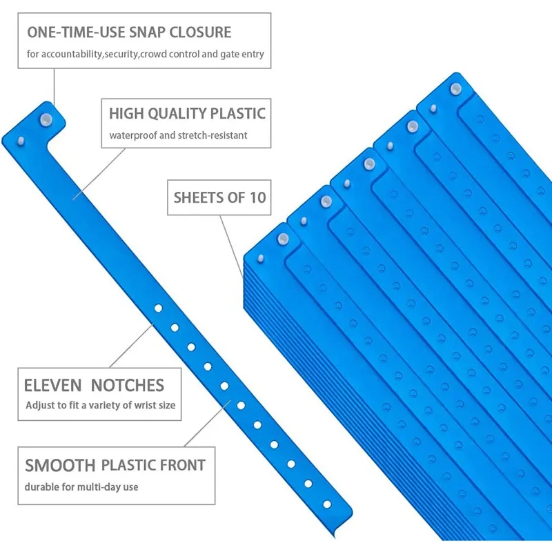 In Stock Vinyl Wristbands 3