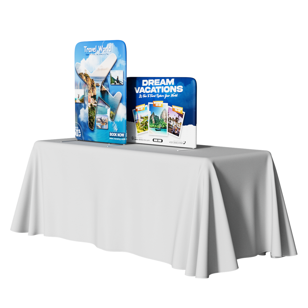 Tabletop Straight Display - 24"x24" - FABRIC ONLY 2