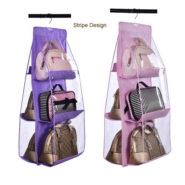 6 Pockets Transparent Dustproof Storage Bag 9