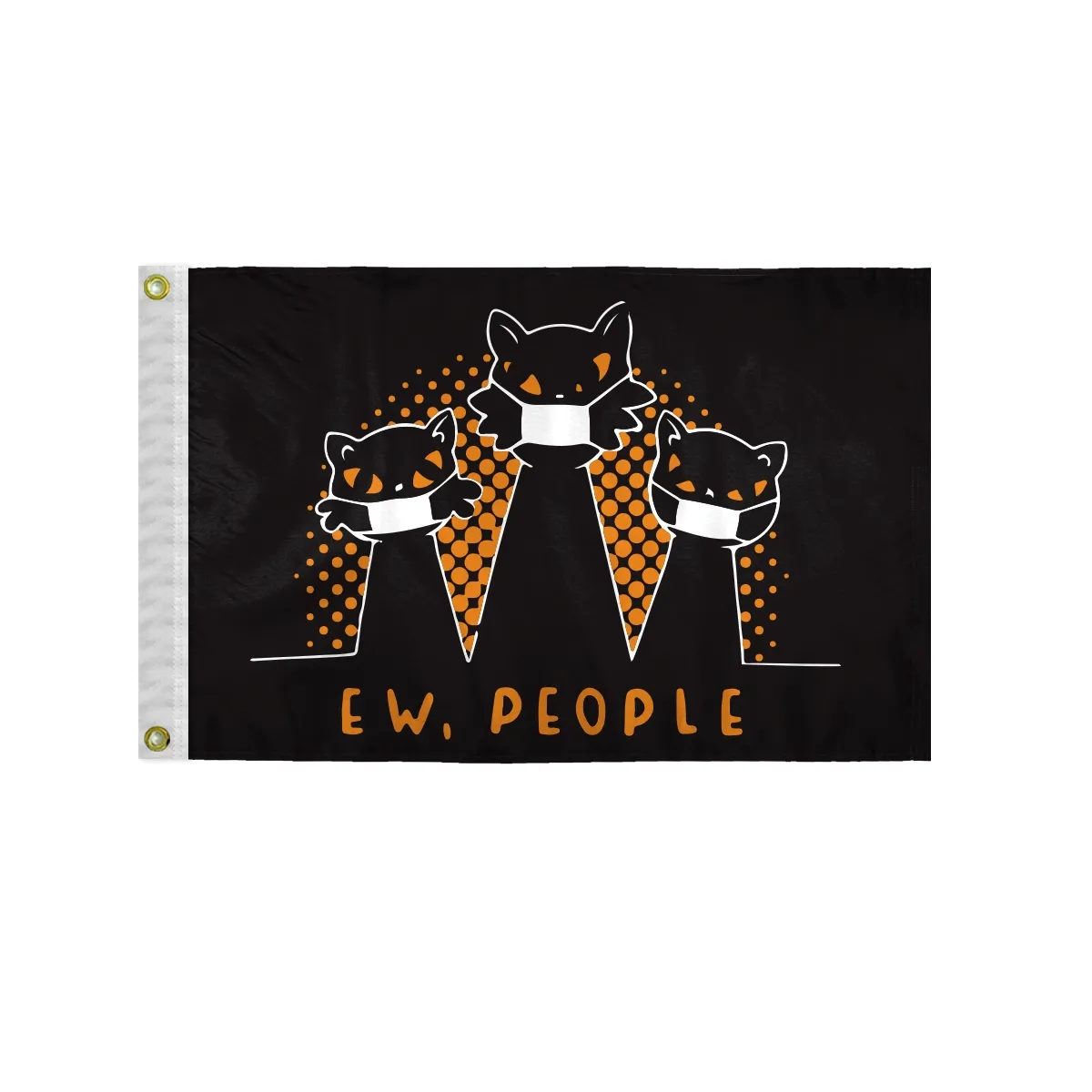 Custom Screen Sublimation Flag - 16" x 24" W-Poly 2
