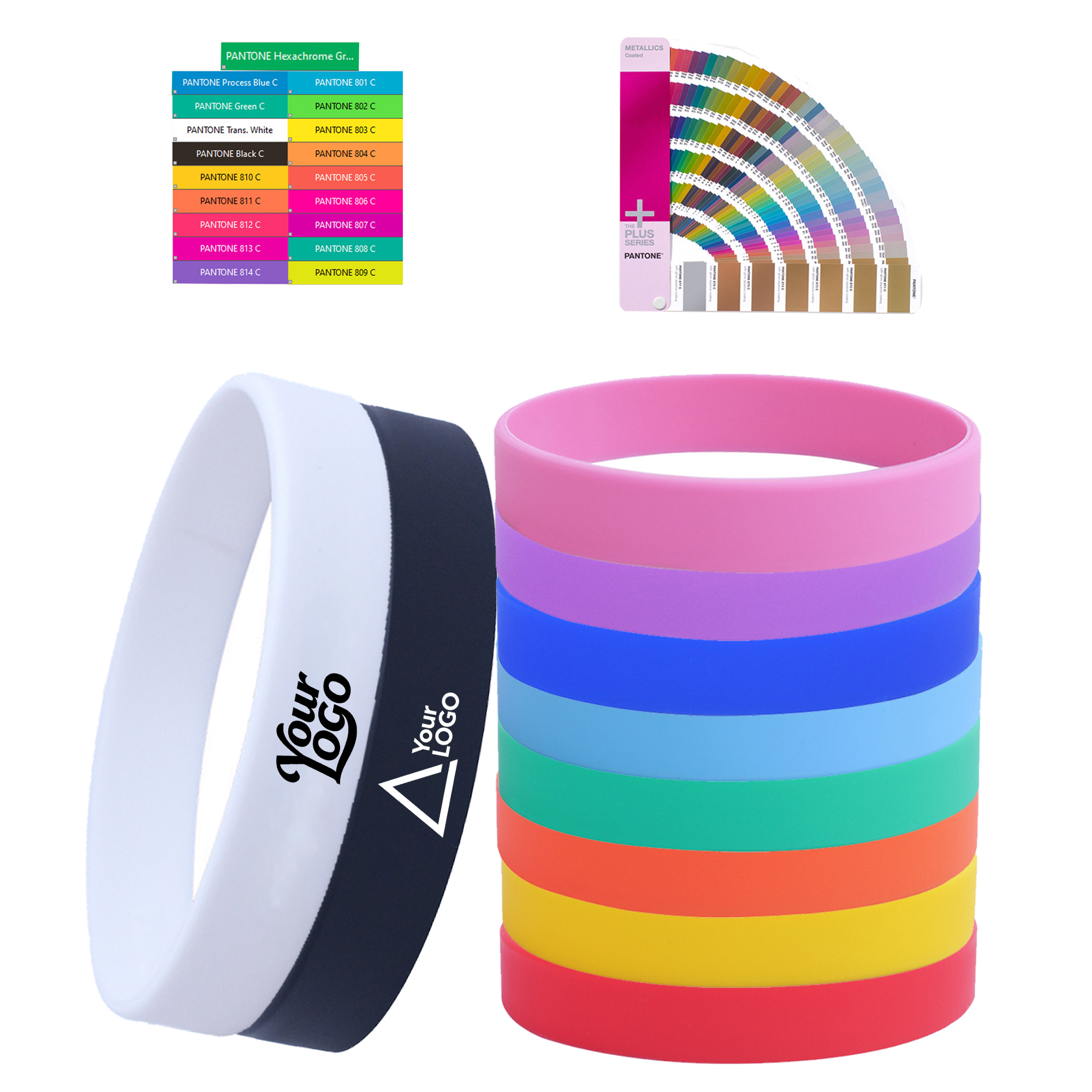 Custom Embossed Silicone Band Bracelet 2