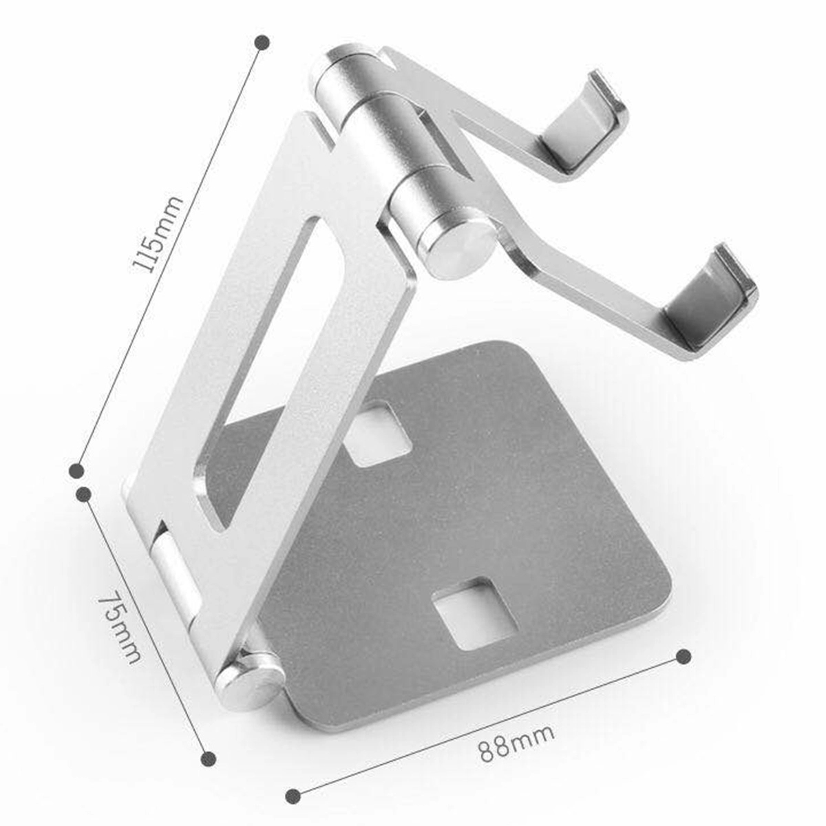 Fully Foldable Multi-Angle Adjustable Phone/Tablet Stand 5