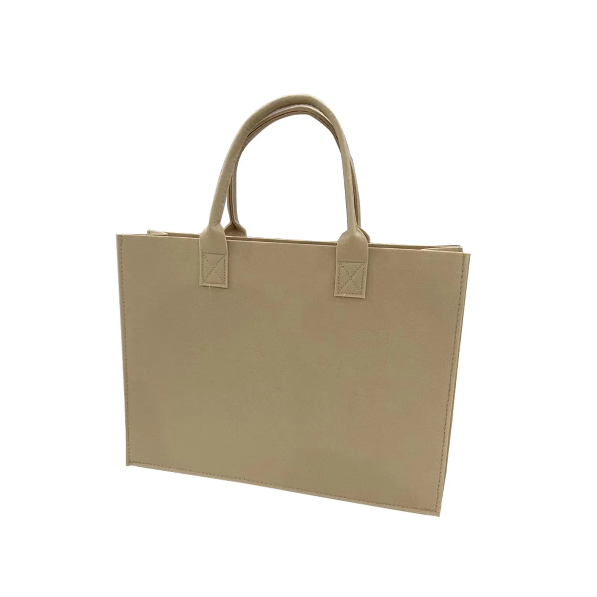 15.75'' Felt Tote Bag Collapsible Shopping 6