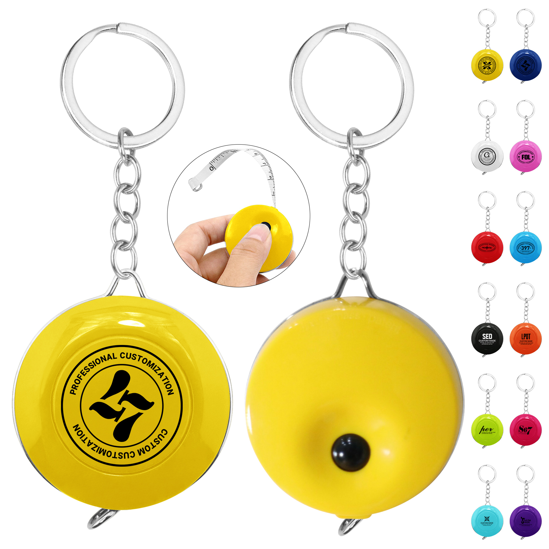 Portable Tape Measure Keychain 4