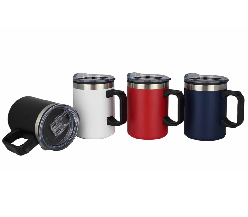 Double Wall Stainless Steel Camping Mug, 14 oz. 5