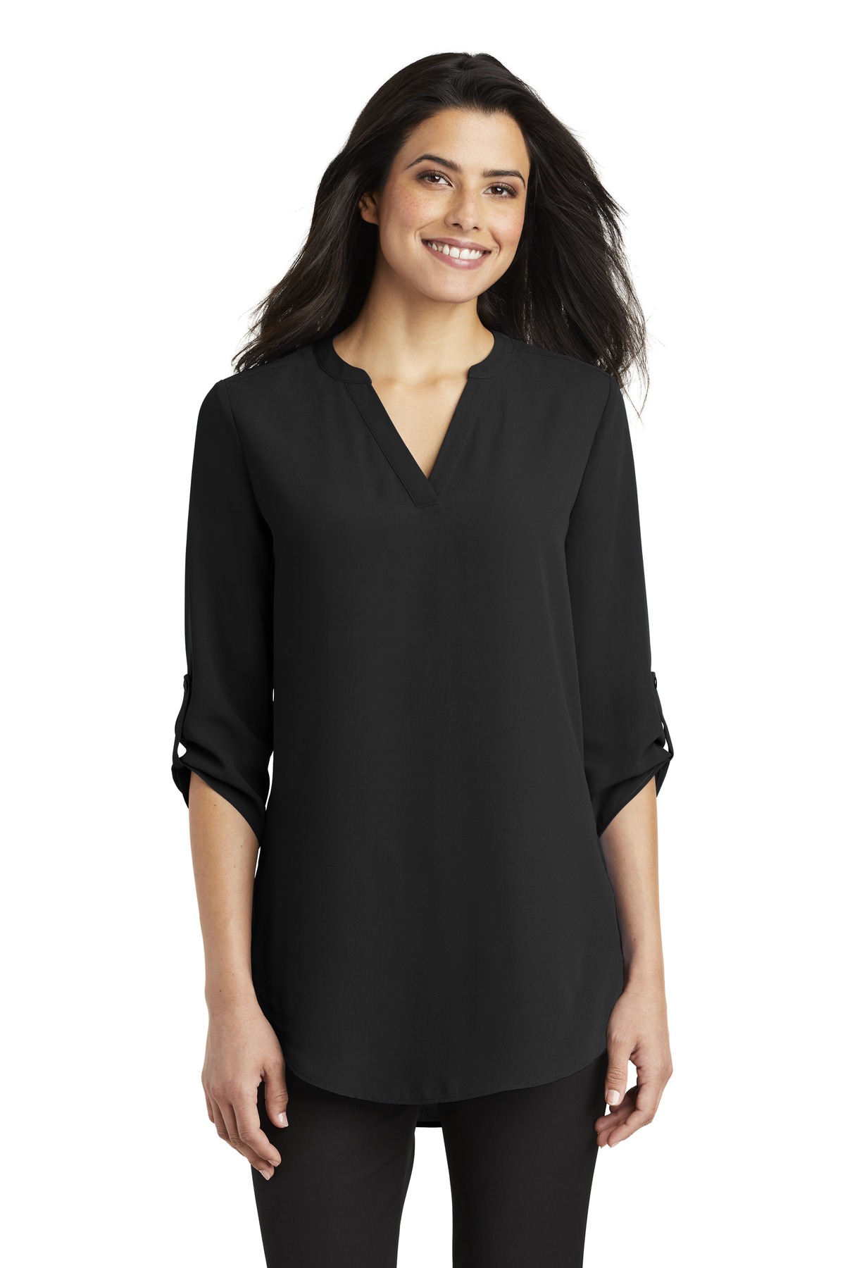 Women's 3/4-Sleeve Tunic Blouse