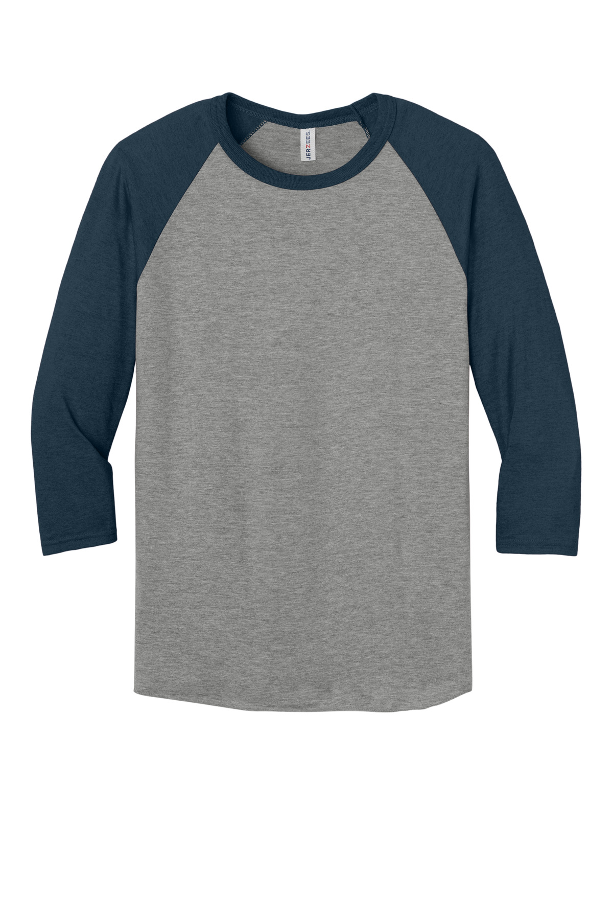 Jerzees Unisex Premium Blend Combed Ring Spun 3/4-Sleeve Raglan 560R 61
