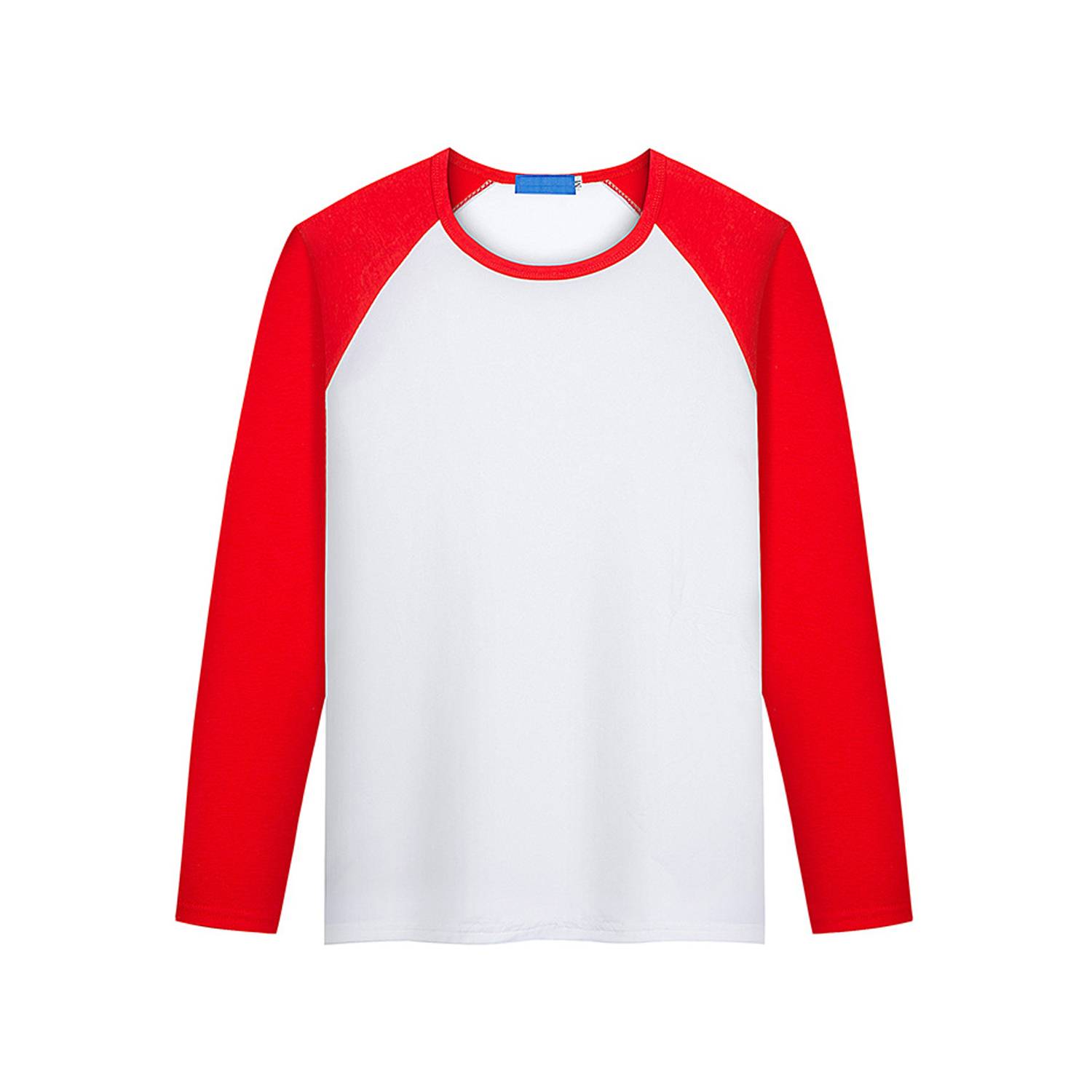 Modal Long Sleeve Colorblock Crew Neck Shirt 6