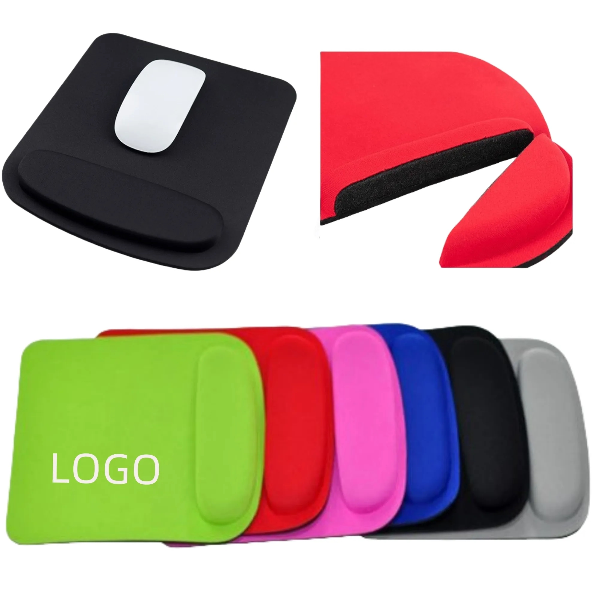 Square EVA Thickened Sponge Wrist Support Mouse Pad 3
