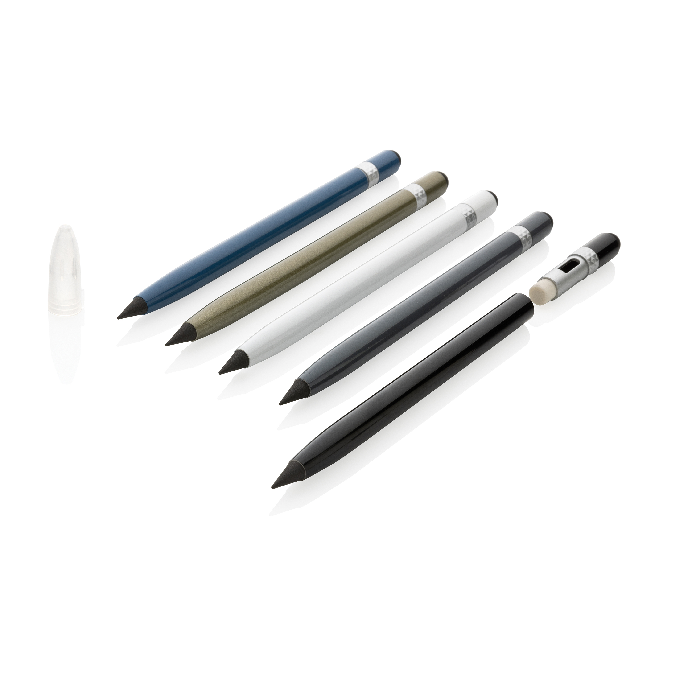 Aluminum Inkless Pen with Eraser 20