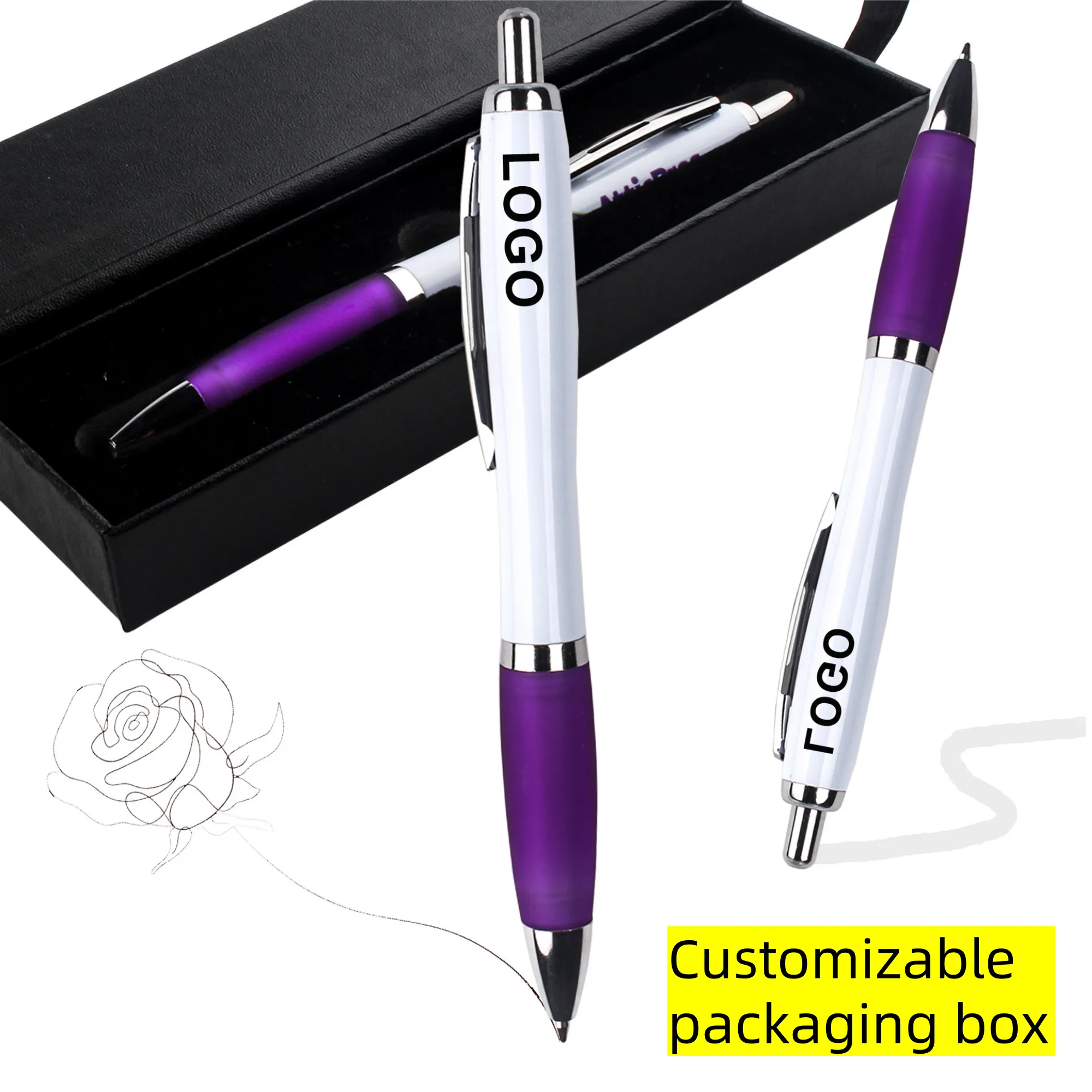 Corporate Promotion Gourd-Shaped Push Ballpoint Pen 5