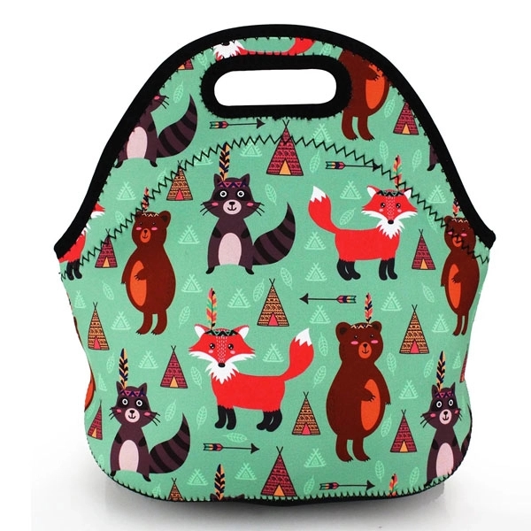 Full Color Neoprene Insulated Lunch Bag 11