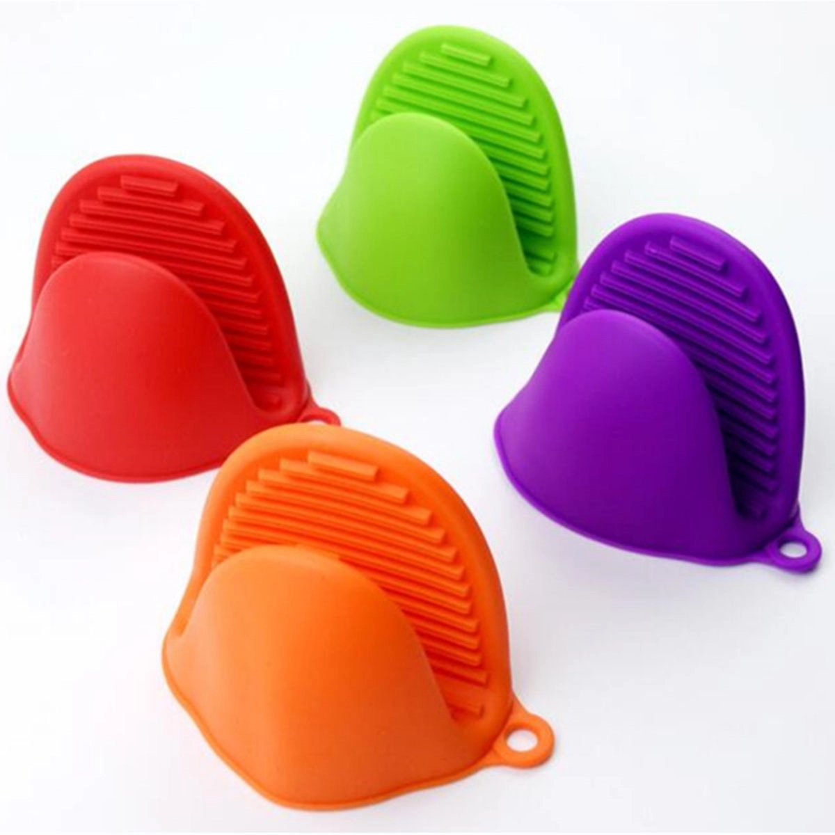 Heat Resistant Silicone Cooking Oven Mitts Gloves 4