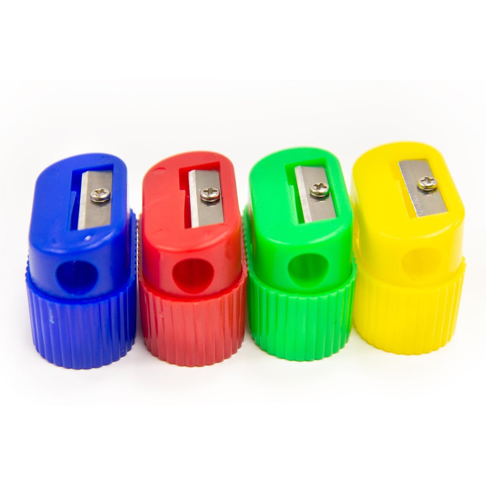 Pencil Sharpeners - 576 Count Shaving Catcher Assorted Colors 2