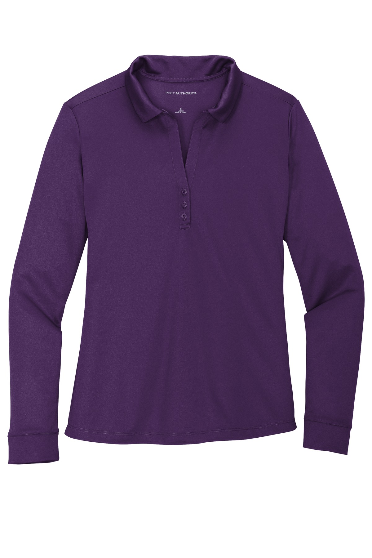 Port Authority Women's Silk Touch Performance Long Sleeve Polo. L540LS 27