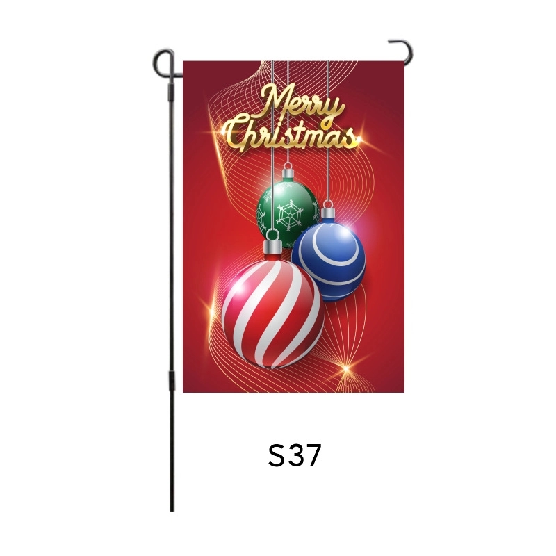 Home Decorative Merry Christmas Garden Flag 5