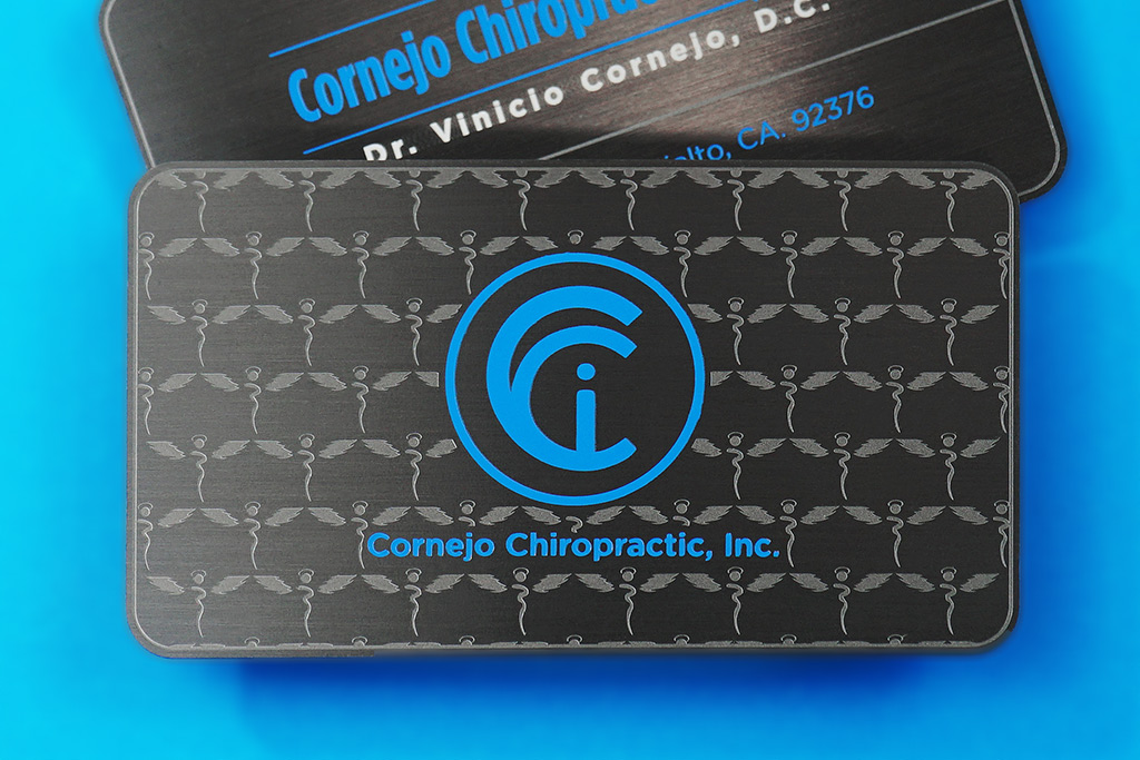 Gunmetal Business Cards 2