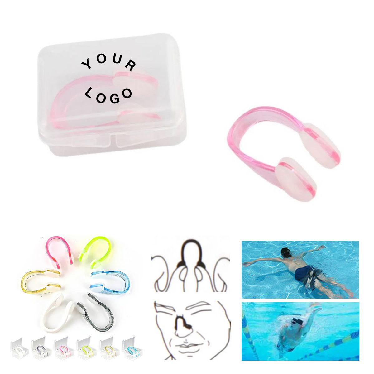 Secure Fit Nose Clip for Swimming Training 1