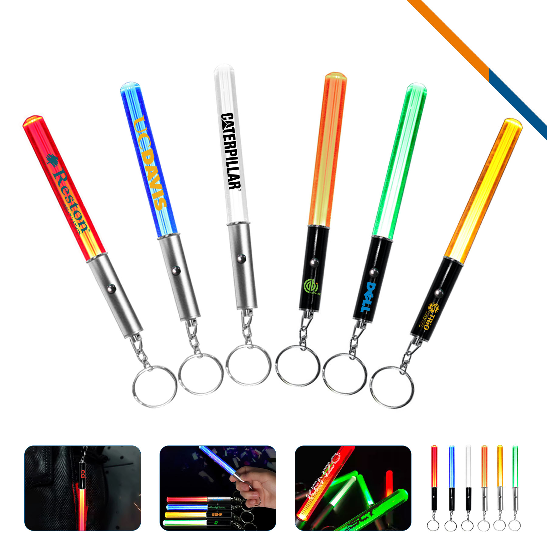 LiteGrip Mini LED Light-Up Stick Keychain 2