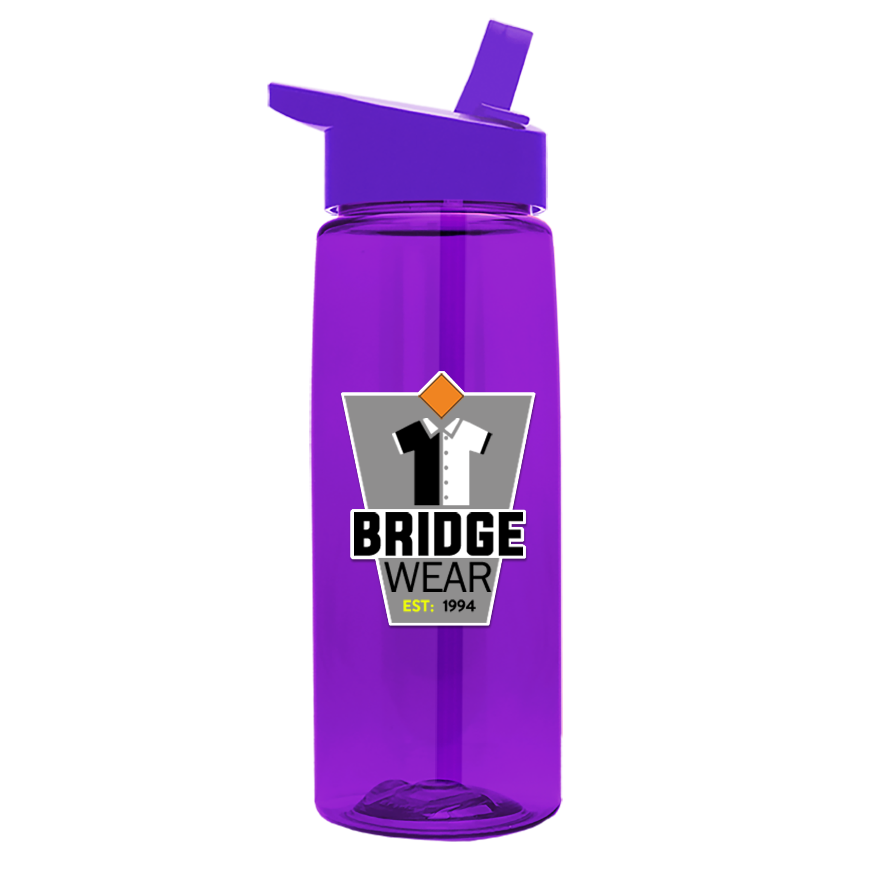 Garyline® Flair Tritan® Bottle with Flip-Straw Lid - 26 oz. 915