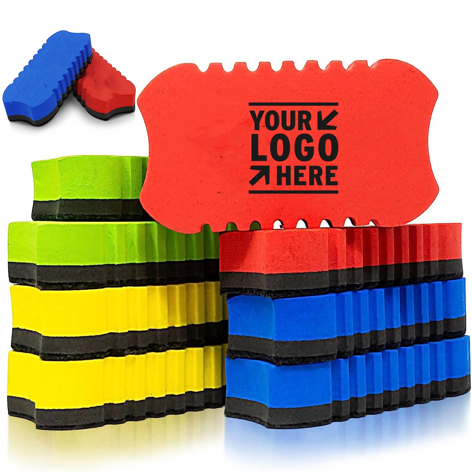 5 x 2 x 0.75 Inches Dry Erase Magnetic Whiteboard Eraser 2