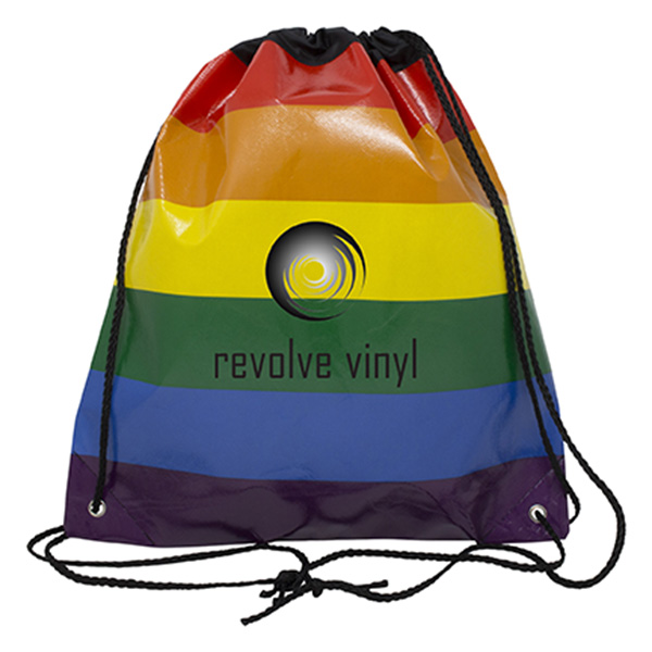 Jumbo Rainbow Drawstring Backpack 2