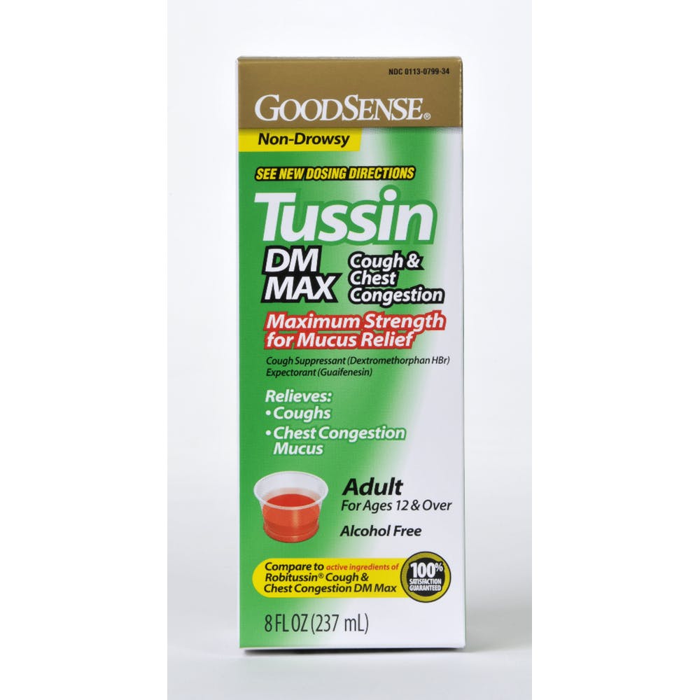 Tussin DM Max Cough Formula - 8 oz Non-Drowsy 1