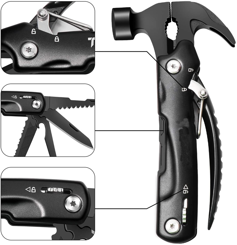 12 in 1 Mini Hammer Multitool for Emergency Survival 2