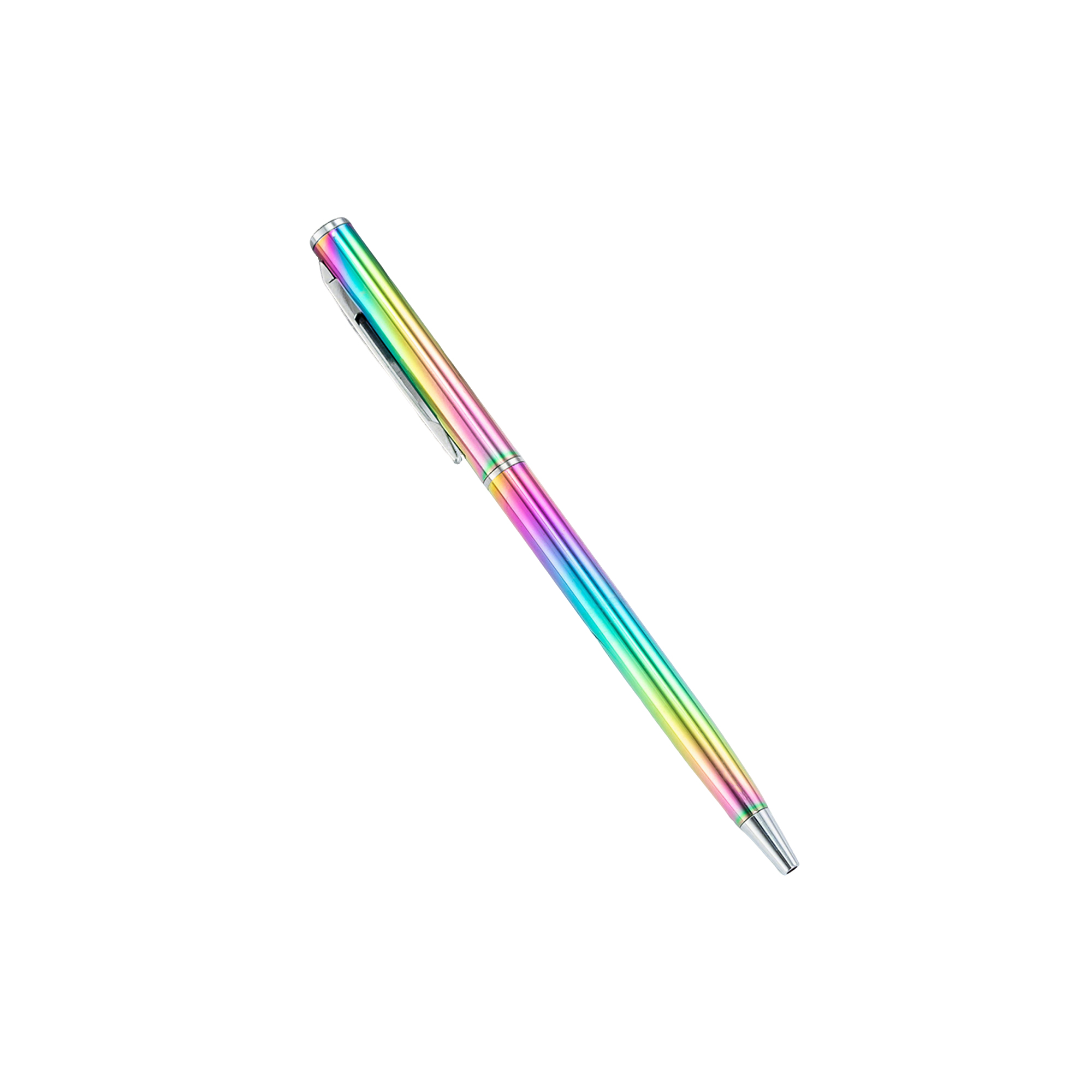 Rainbow Finish Metal Twist Writing Instrument 4