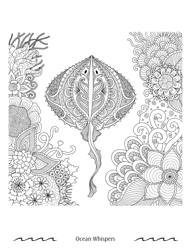 Good Value™ Oceans of Serenity Adult Coloring Book 3