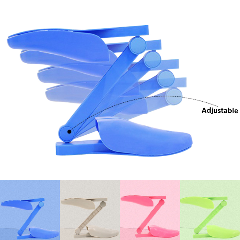 Collapsible/Adjustable Double-layer Shoe Rack 4