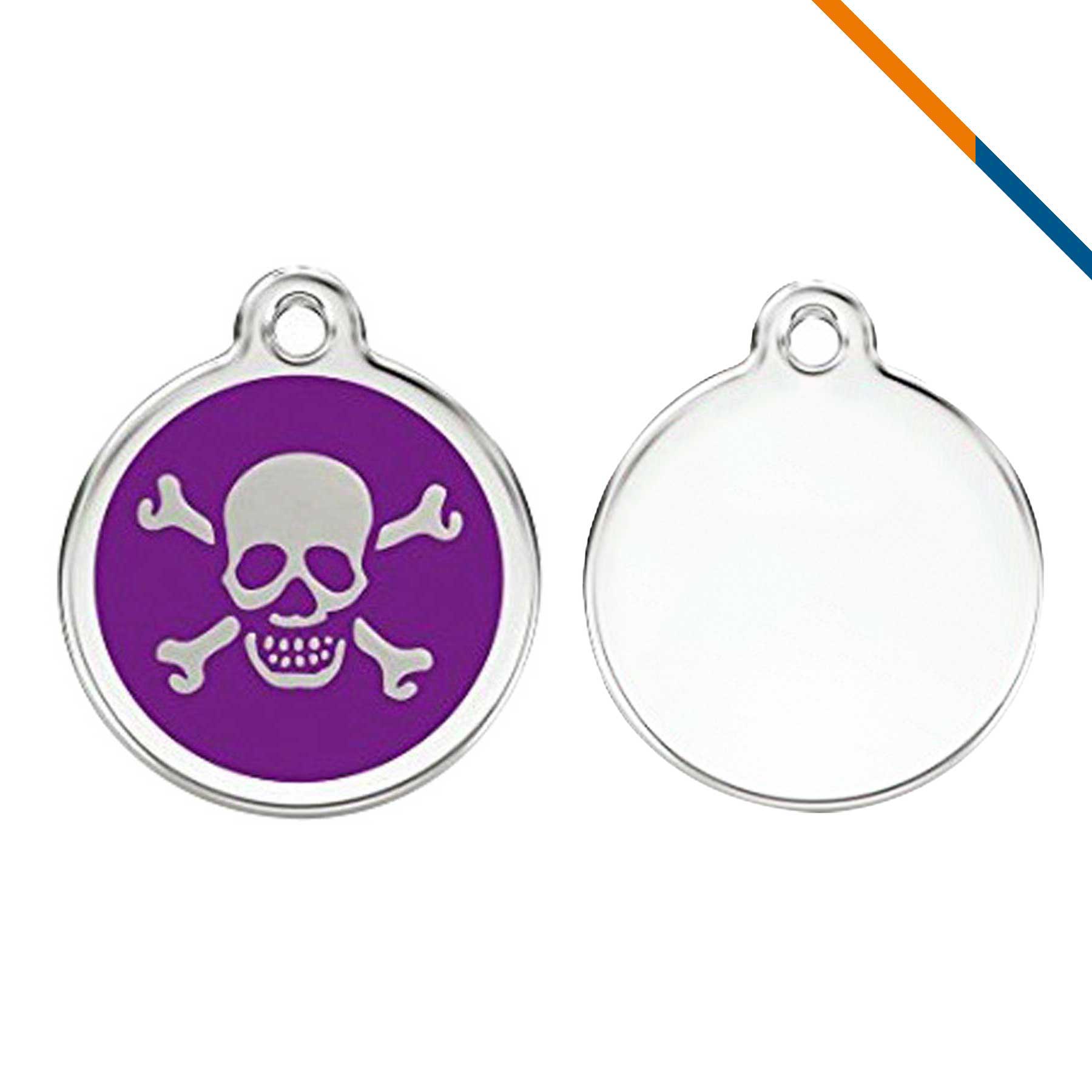 Ruby Skull Pet Tag 5