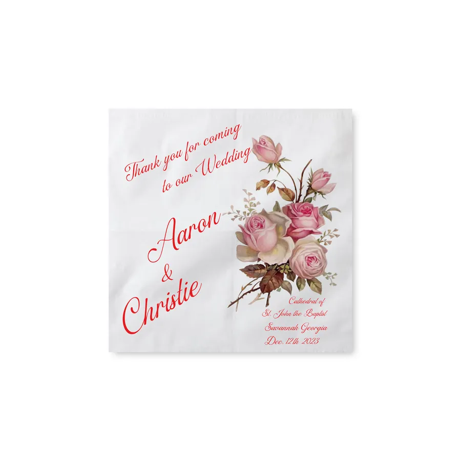 Custom Beverage Napkin 6