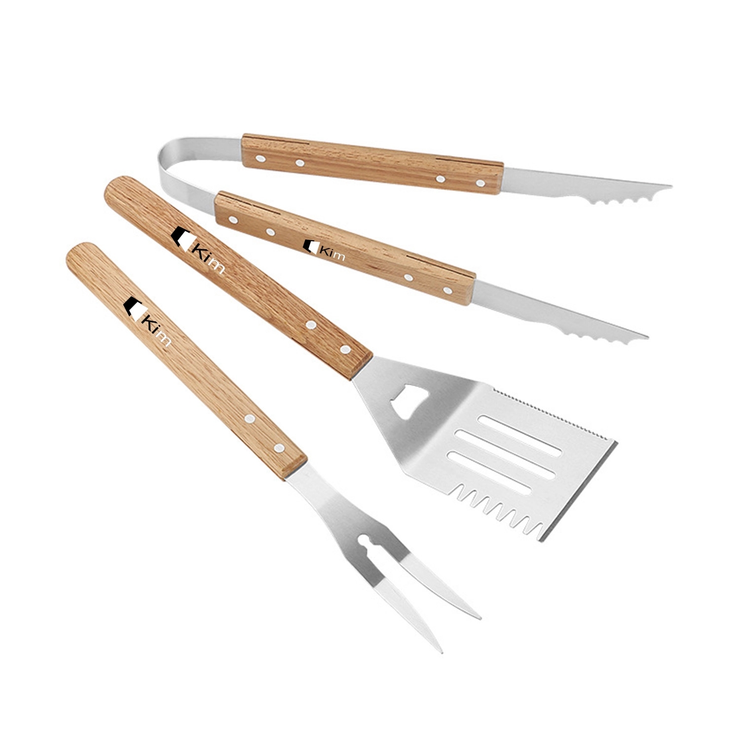 3 Piece Stainless Steel Bbq Set 3