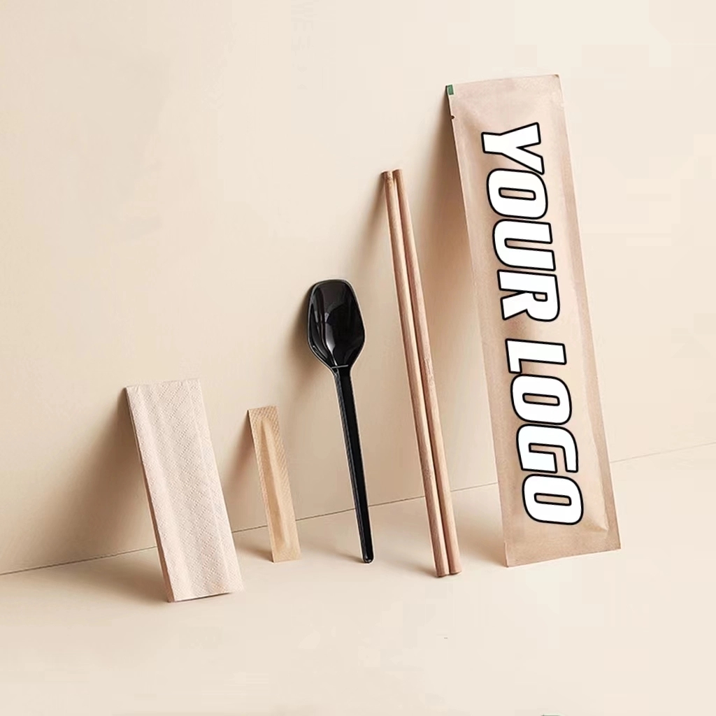 Chopsticks & Customizable Disposable Tableware Set 4