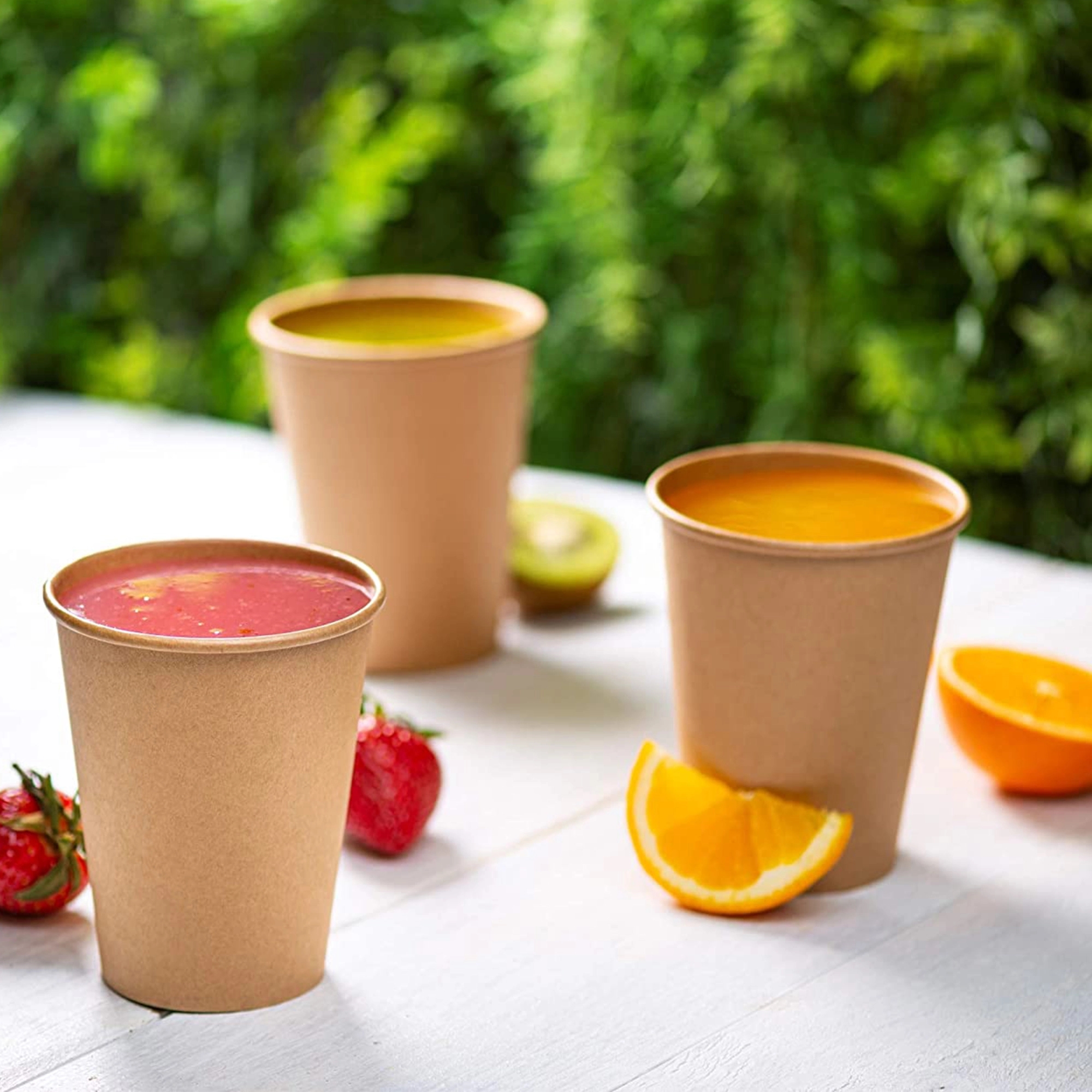 12 oz. Kraft Paper Coffee Cups 1