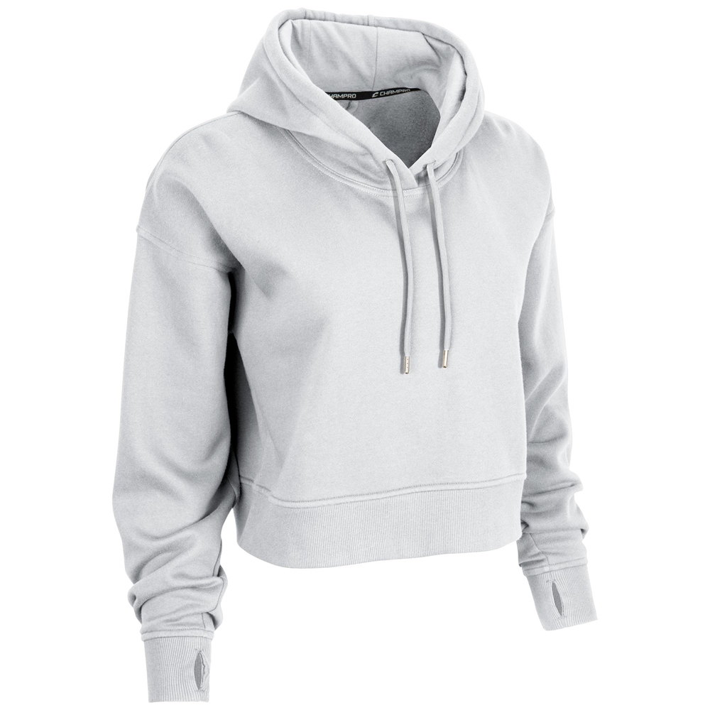 Victory Fleece Women's Crop Hoodie, custom hoodie or sweatshirt with logo imprint 4