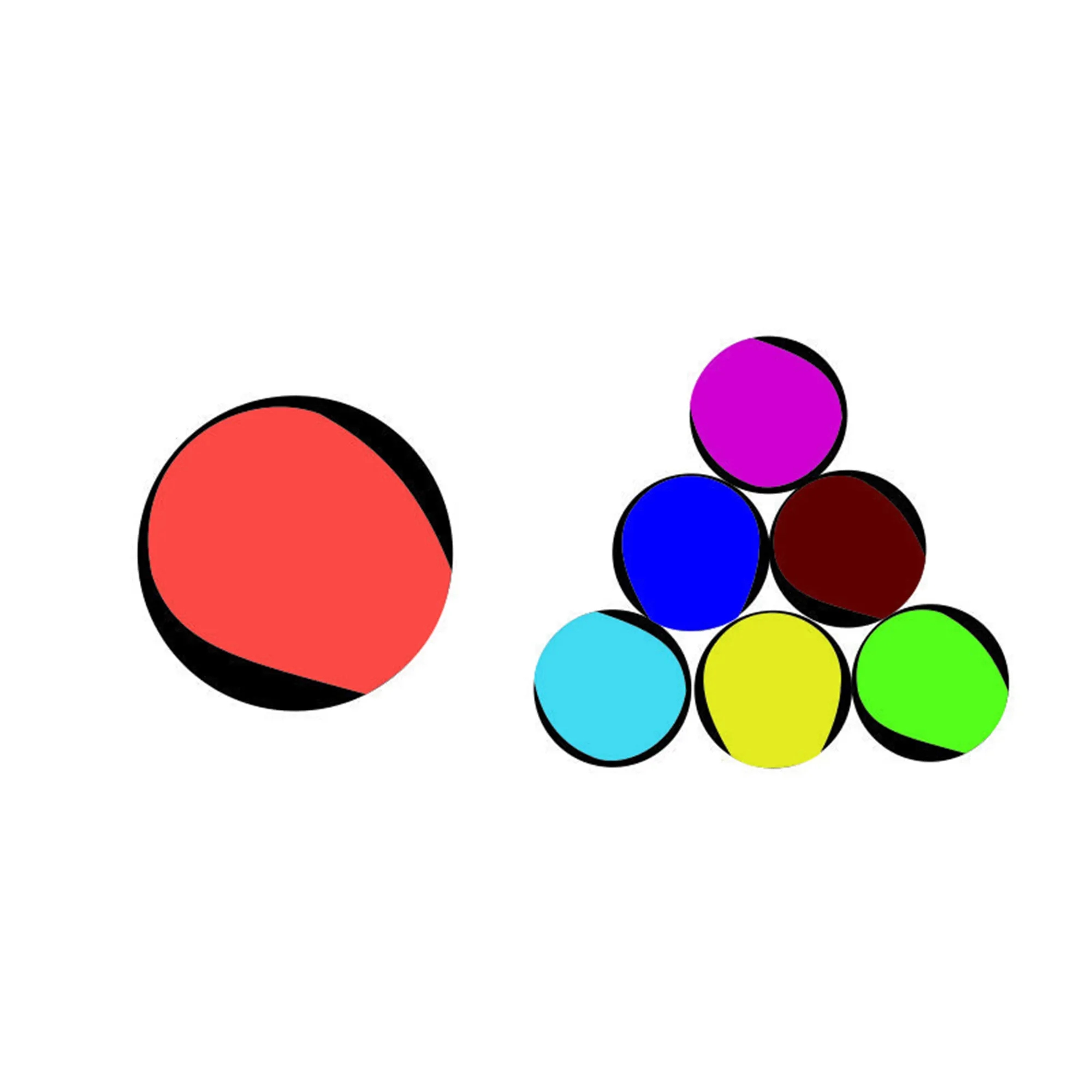 Beach Water Bouncing Ball Stress Relievers 3