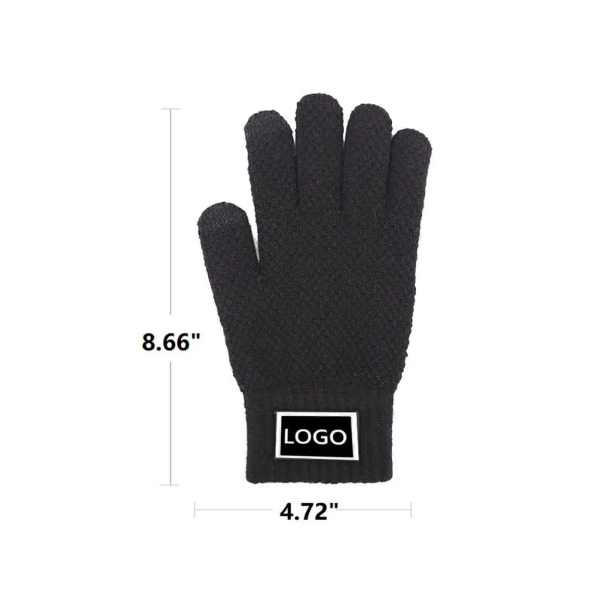 Screentouch Knitted Acrylic Thicken Gloves 3
