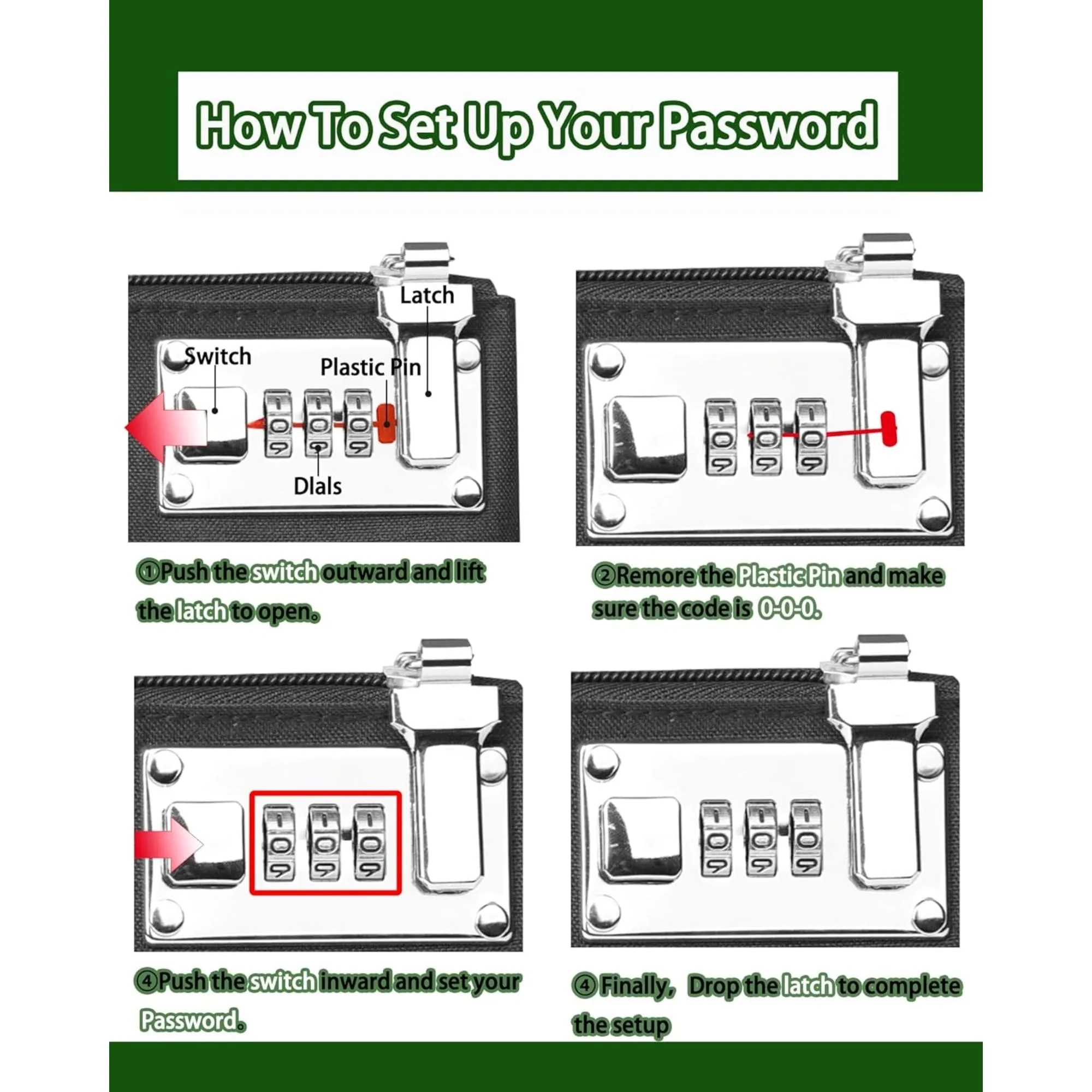 Multifunctional Password Anti Theft Coin Purse 4