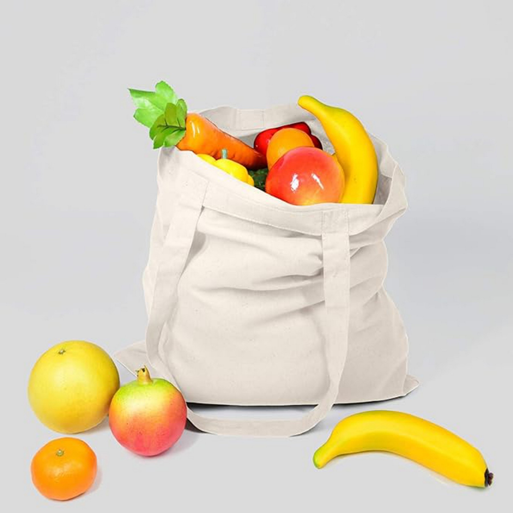 Natural Cotton Tote Bags, custom tote bag with logo imprint 1