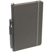 FSC® Mix 5.5" x 8.5" Heathered Hard Bound Journal 46