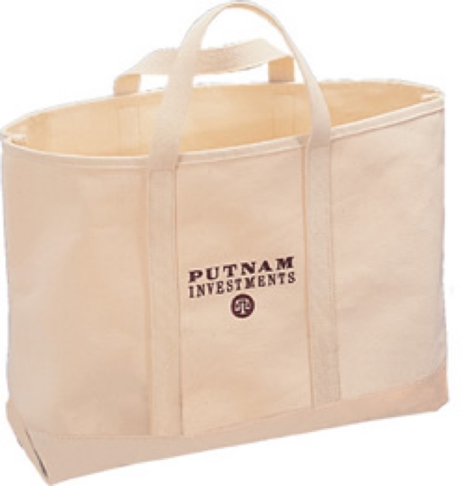 15 Oz. Classic Natural Canvas Tote Bag 2