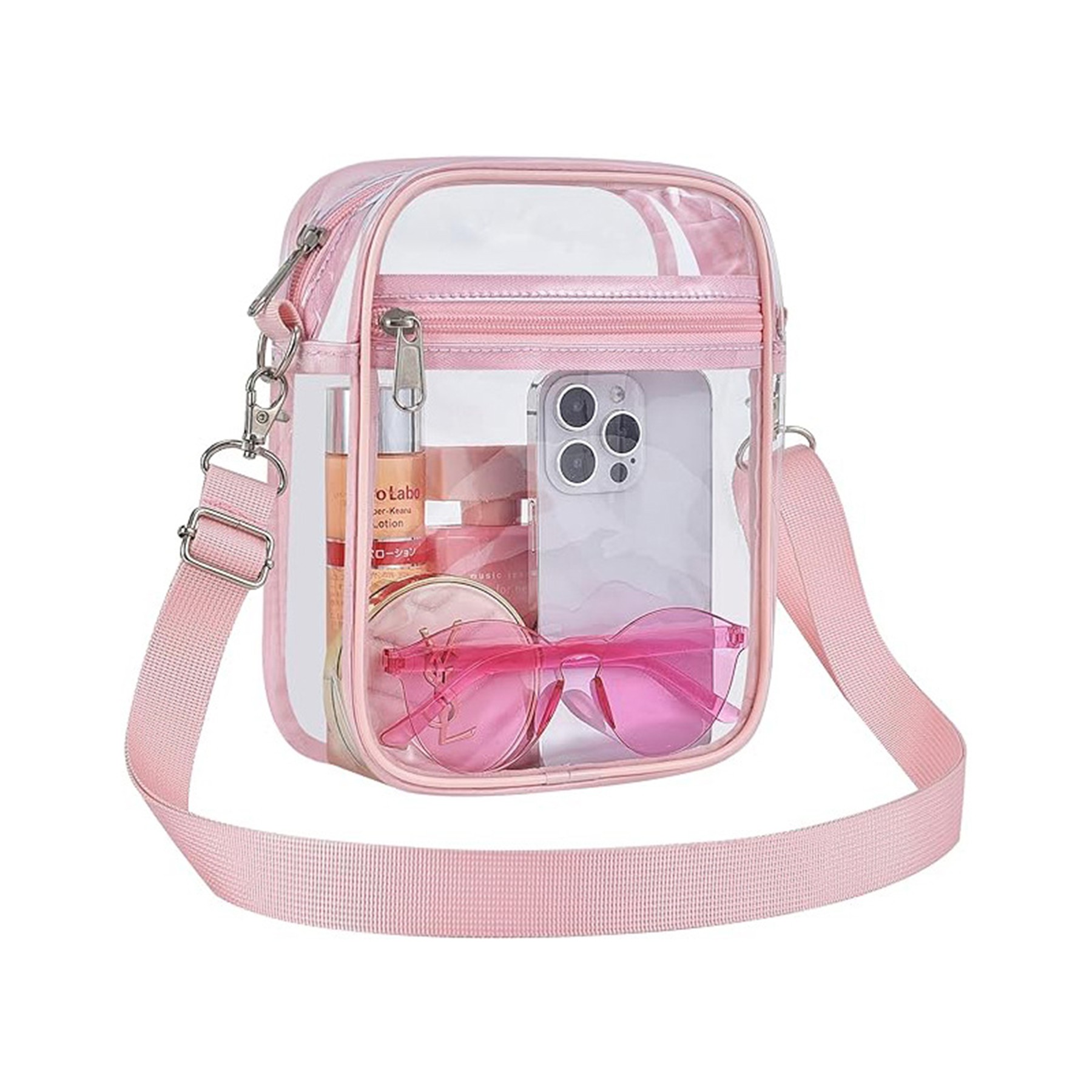 40 Silk PVC Coin Purse Shoulder Crossbody Waterproof Storage 2